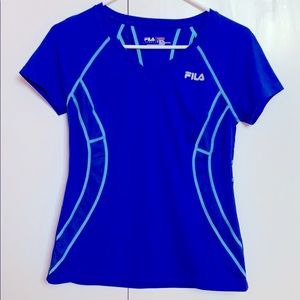 FILA SPORT ATHLETIC V-NECK SHIRT